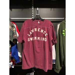 70s Lawrence University Kansas Swimming True Vintage Sportswear Brand Tee Shirt